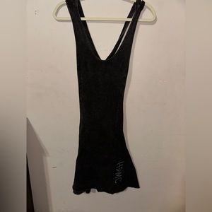 Harley-Davidson Back Strap Snow Wash Casual Dress, Black NWT